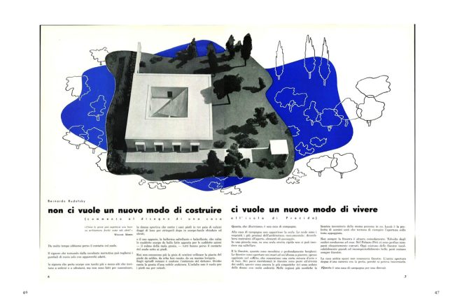 Archisearch - Μεσογειακές αντανακλάσεις του μοντέρνου. Η επανερμηνεία του «χαμηλού» μέσα από το έργο του αρχιτέκτονα Bernard Rudofsky | Ερευνητική εργασία της Μανουσάκη Ειρήνης