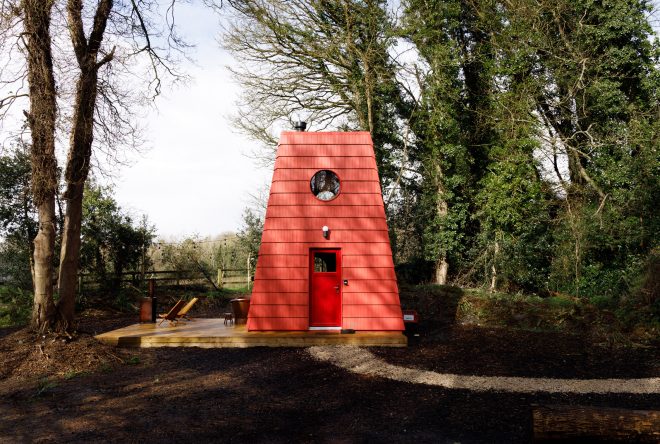Archisearch - The Summer Refuge | Episode 11: Cucu by Samsú & Studio Bucky is a Cocoon-Like Refuge Referencing Ireland’s Rural Tower Houses.