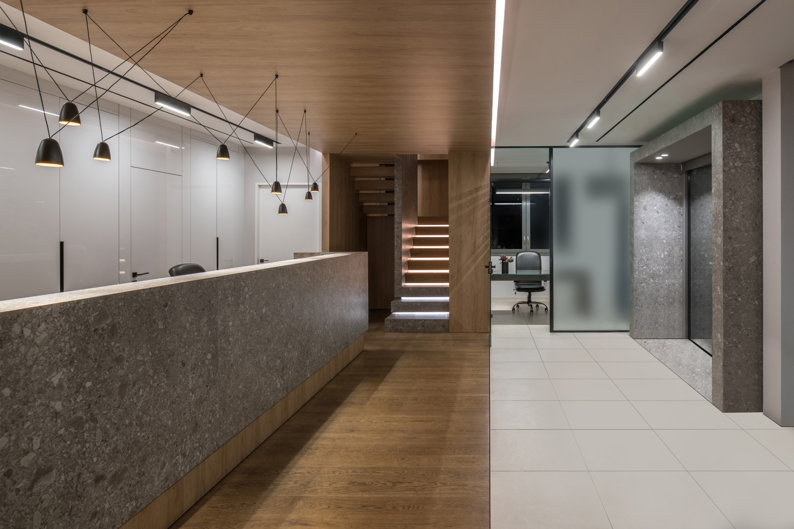 Archisearch Danai Dios Architecture designed the interior of a logistics office