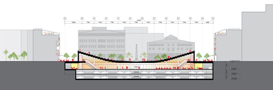 Archisearch Architects Konstantina Tzemou, Tommaso Bernabò Silorata & Ninoslav Krgovic win 1st prize in the Conceptual Urban and Architectural Design Competition for the Independence Square in Podgorica, Montenegro