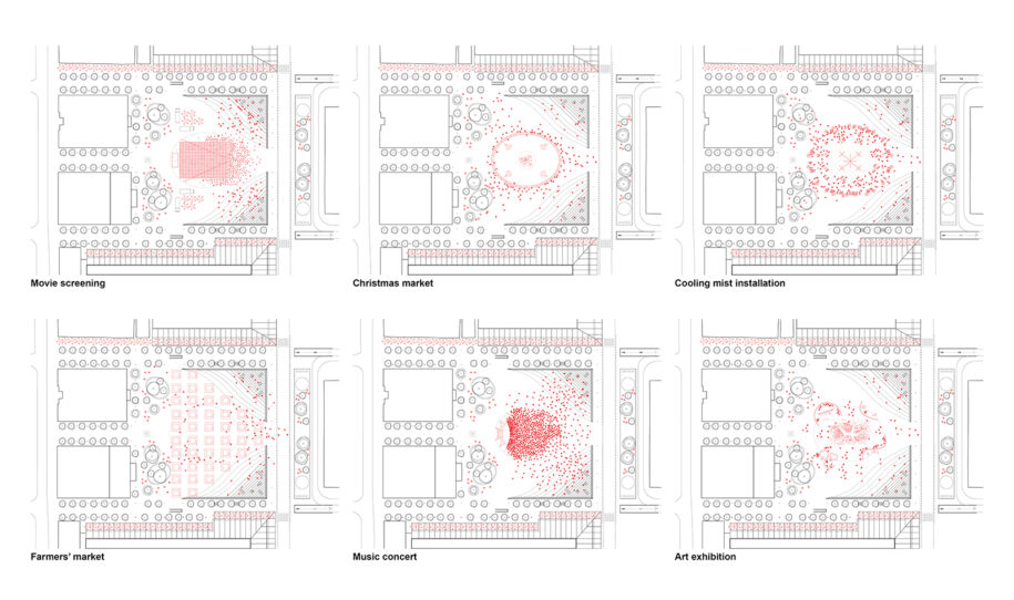 Archisearch Architects Konstantina Tzemou, Tommaso Bernabò Silorata & Ninoslav Krgovic win 1st prize in the Conceptual Urban and Architectural Design Competition for the Independence Square in Podgorica, Montenegro