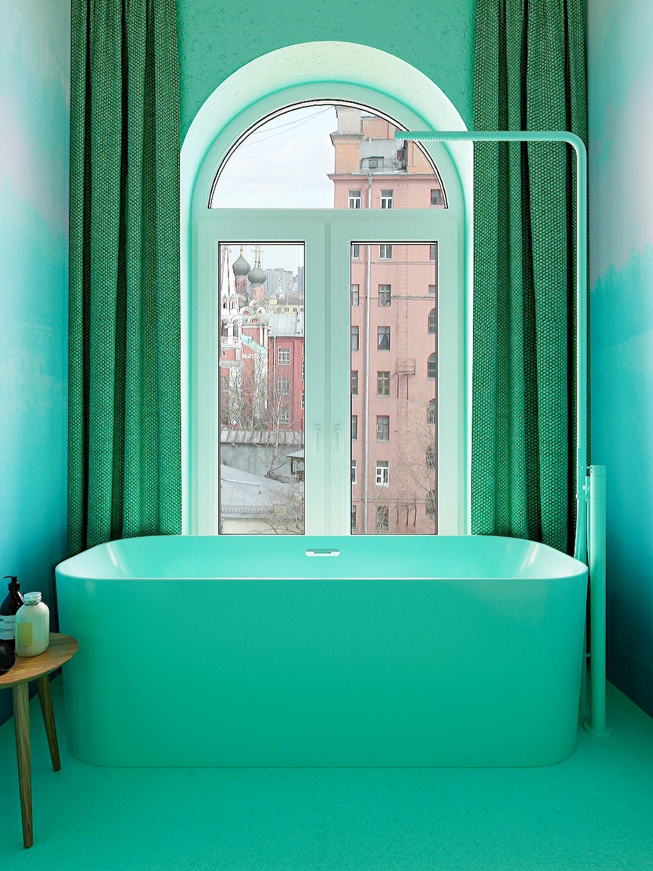 dmitry reutov, interior, design, mexican, colours, apartment, new york, manhattan, 2018