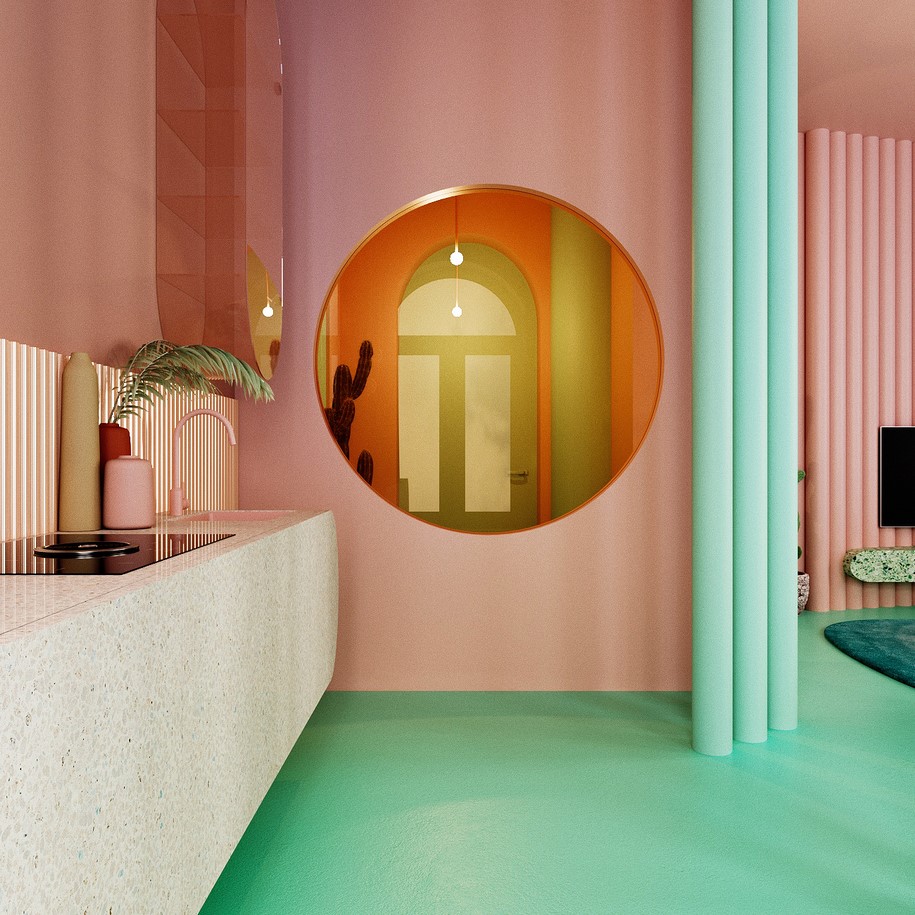 Archisearch Dmitry Reutov takes inspiration from Mexican colours for an apartment renovation in Manhattan