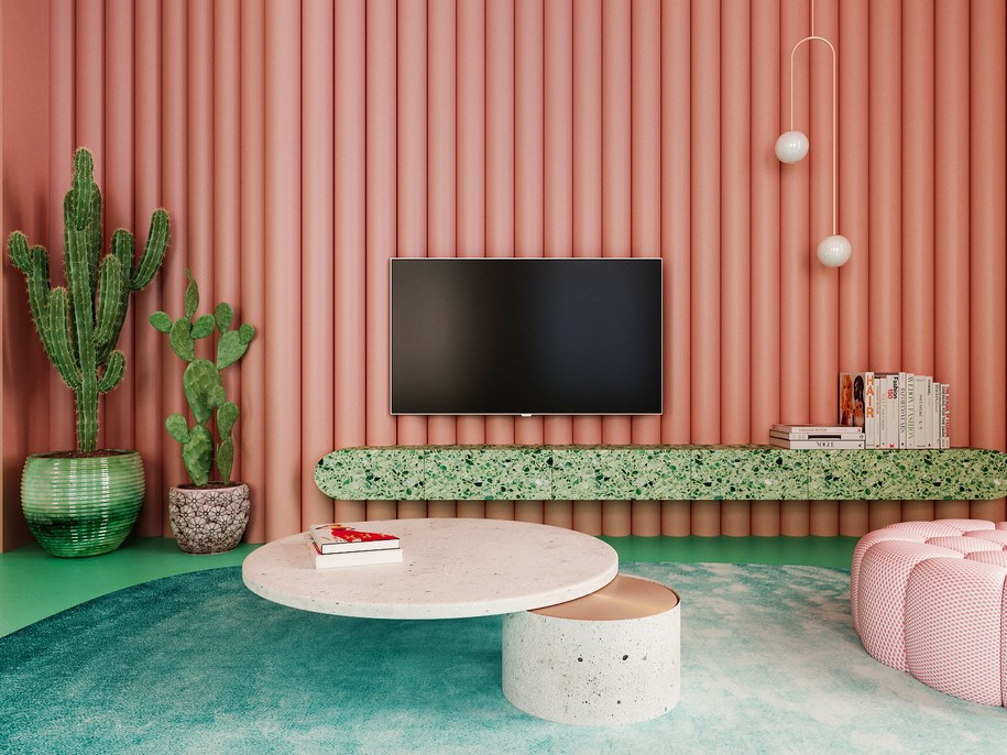 Archisearch Dmitry Reutov takes inspiration from Mexican colours for an apartment renovation in Manhattan