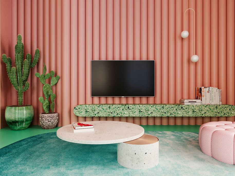 dmitry reutov, interior, design, mexican, colours, apartment, new york, manhattan, 2018