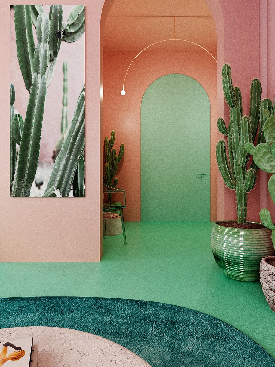 Archisearch Dmitry Reutov takes inspiration from Mexican colours for an apartment renovation in Manhattan