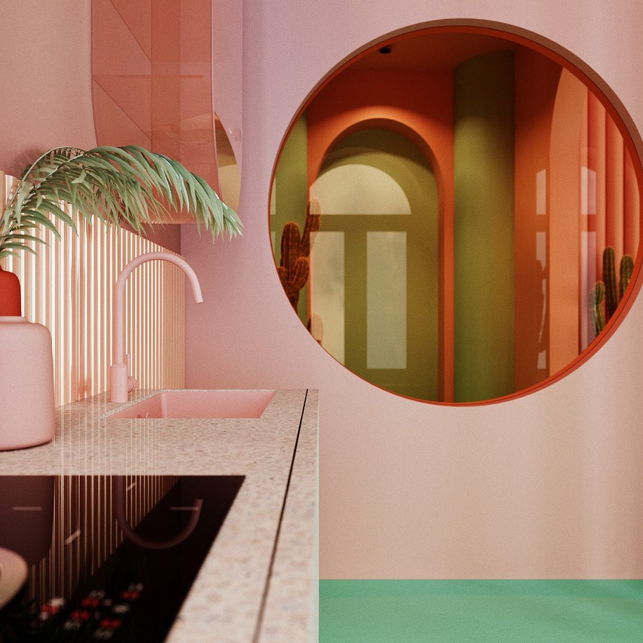 Archisearch Dmitry Reutov takes inspiration from Mexican colours for an apartment renovation in Manhattan