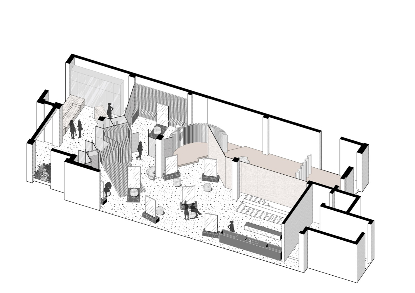 Archisearch Three Brutalist Retail Interiors and a New Spatial Ethic