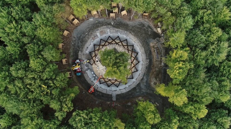 Archisearch EFFEKT designed a new treetop walk and observation tower in a preserved forest in Denmark