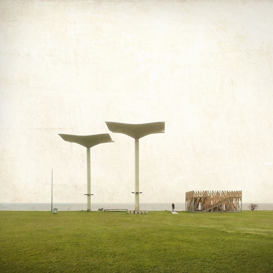 El Nido de la Cultura, Buenos Aires, Argentina, Josep Ferrando Baramona, wooden construction, pavilion, mirador, look out