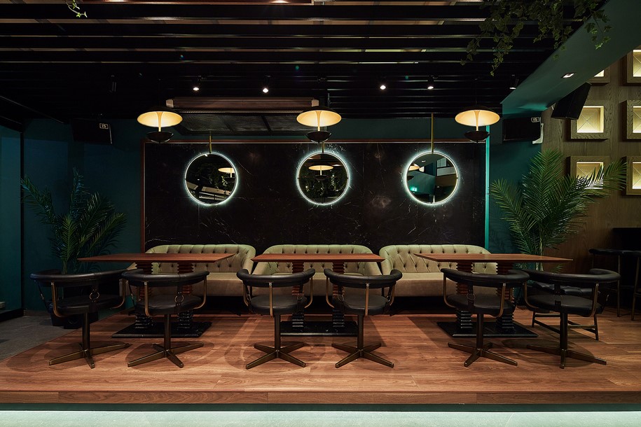 Archisearch G2lab architects designed Eleven bar restaurant in Arta