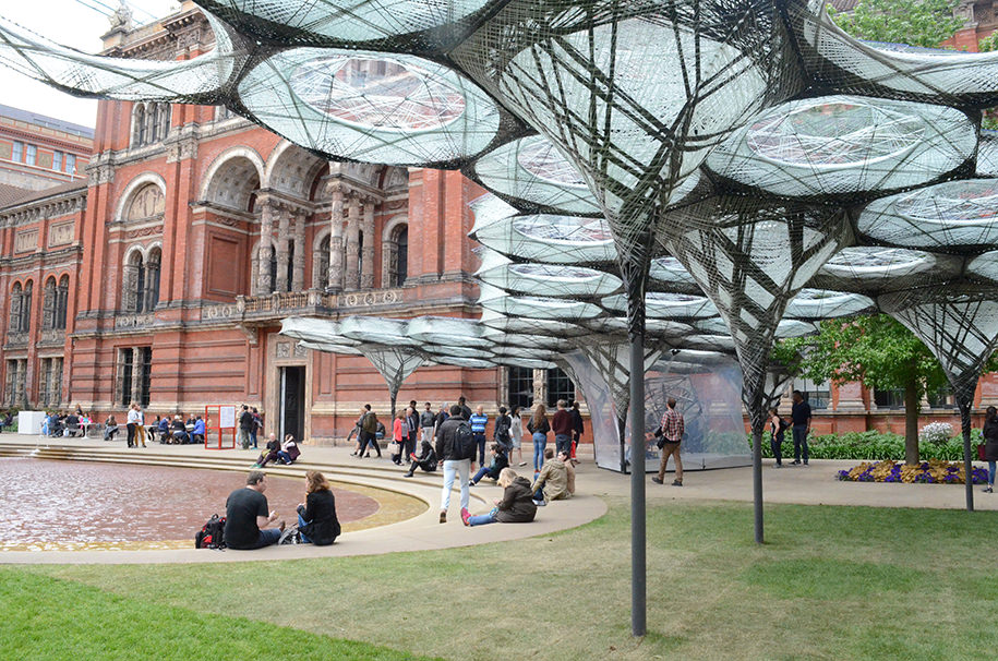 Archisearch Elytra Filament Pavilion Outdoor Installation at the 