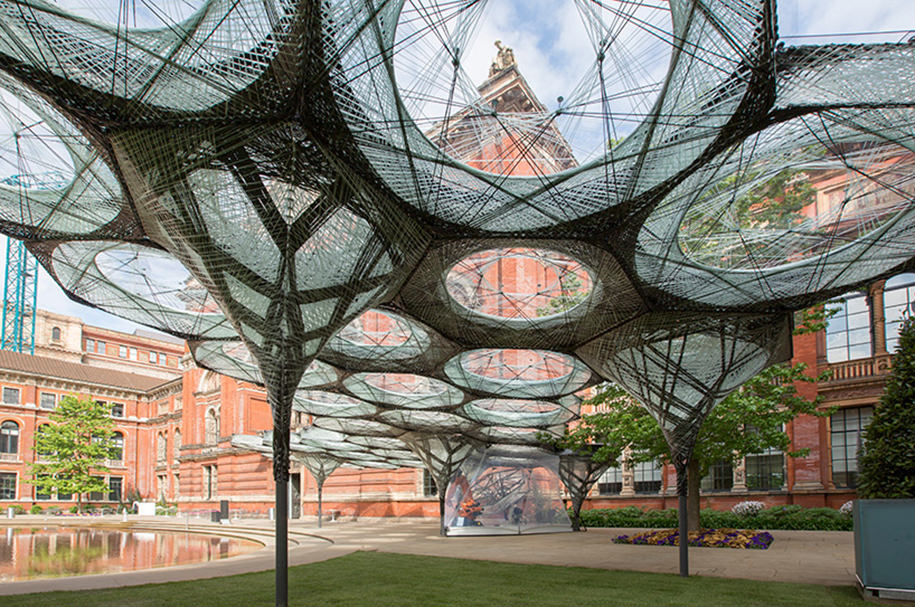 elytra, filament, pavilion, vitra design museum, installation, outdoor, Hello Robot, exhibition