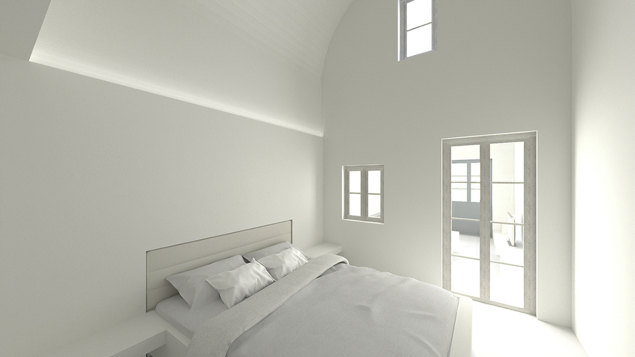 Archisearch Two semi-detached houses in Santorini | finalist in competition by V. Baskozos architects & Nikolas Baskozos