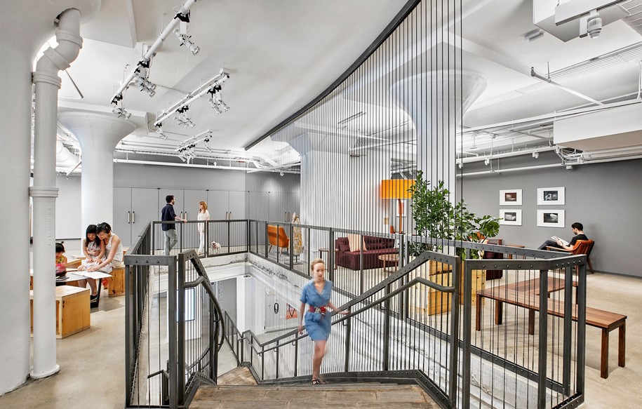 Archisearch Etsy's headquarters in Brooklyn blur the lines between workplace and habitat  |  GENSLER ARCHITECTS