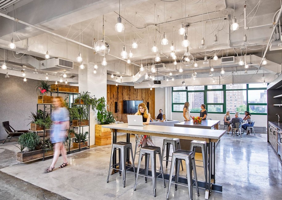 Archisearch Etsy's headquarters in Brooklyn blur the lines between workplace and habitat  |  GENSLER ARCHITECTS