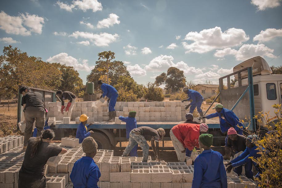 Archisearch CAUKIN STUDIO designed Evergreen School in Zambia