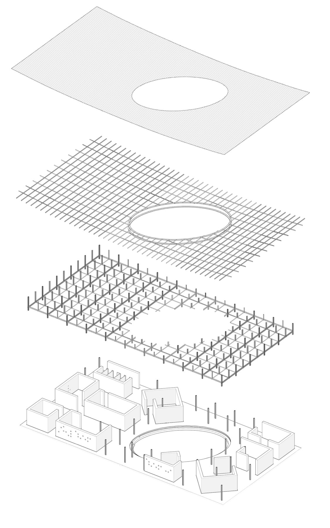 Archisearch 'Hide and seek': entry by Georgios Thalassinos & Ioanna Karampetsou at the Kaira Looro Architecture Competition 2022, Children’s House