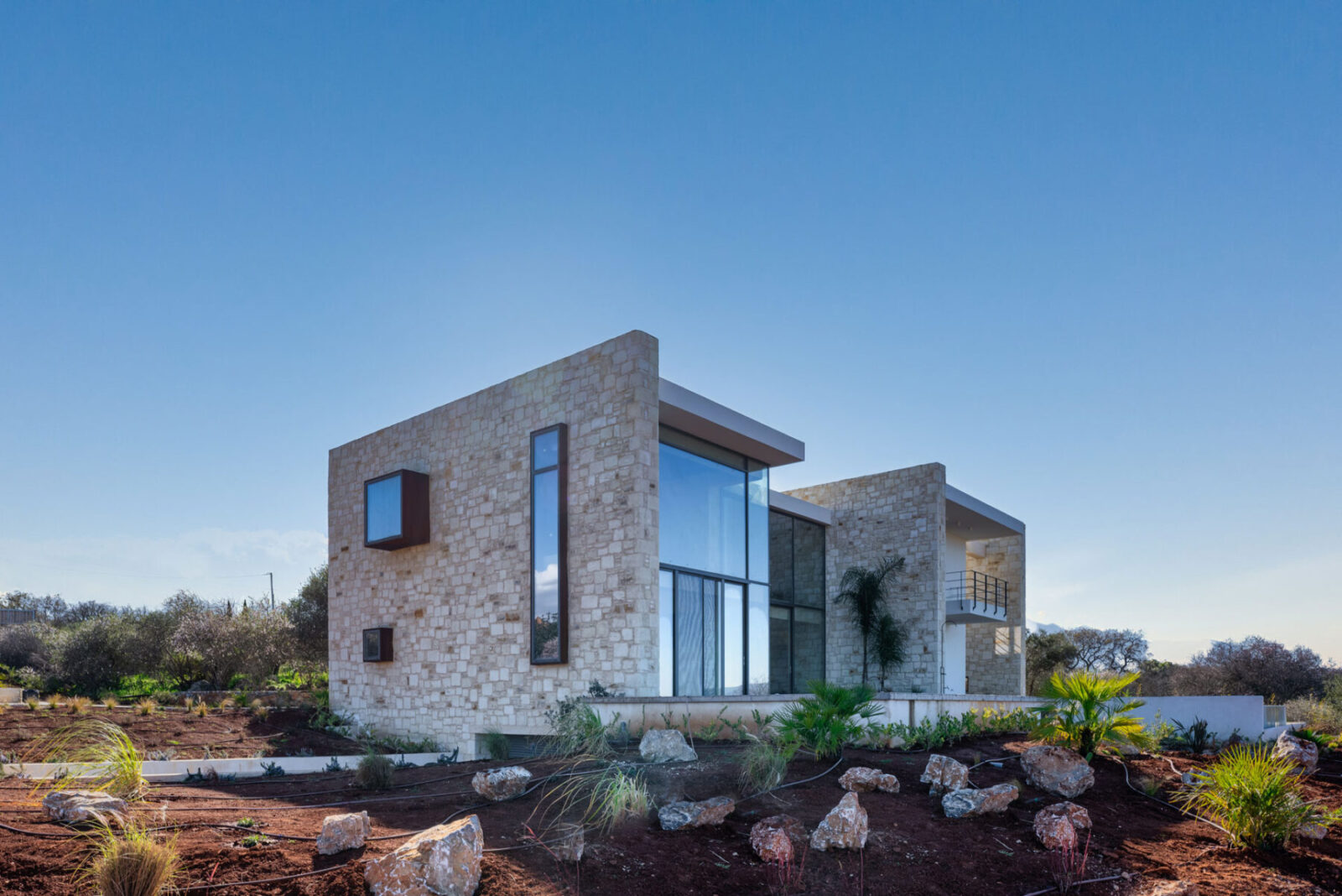 Archisearch The Feng Shui stone house by Zeropixel architects in Chania, Crete