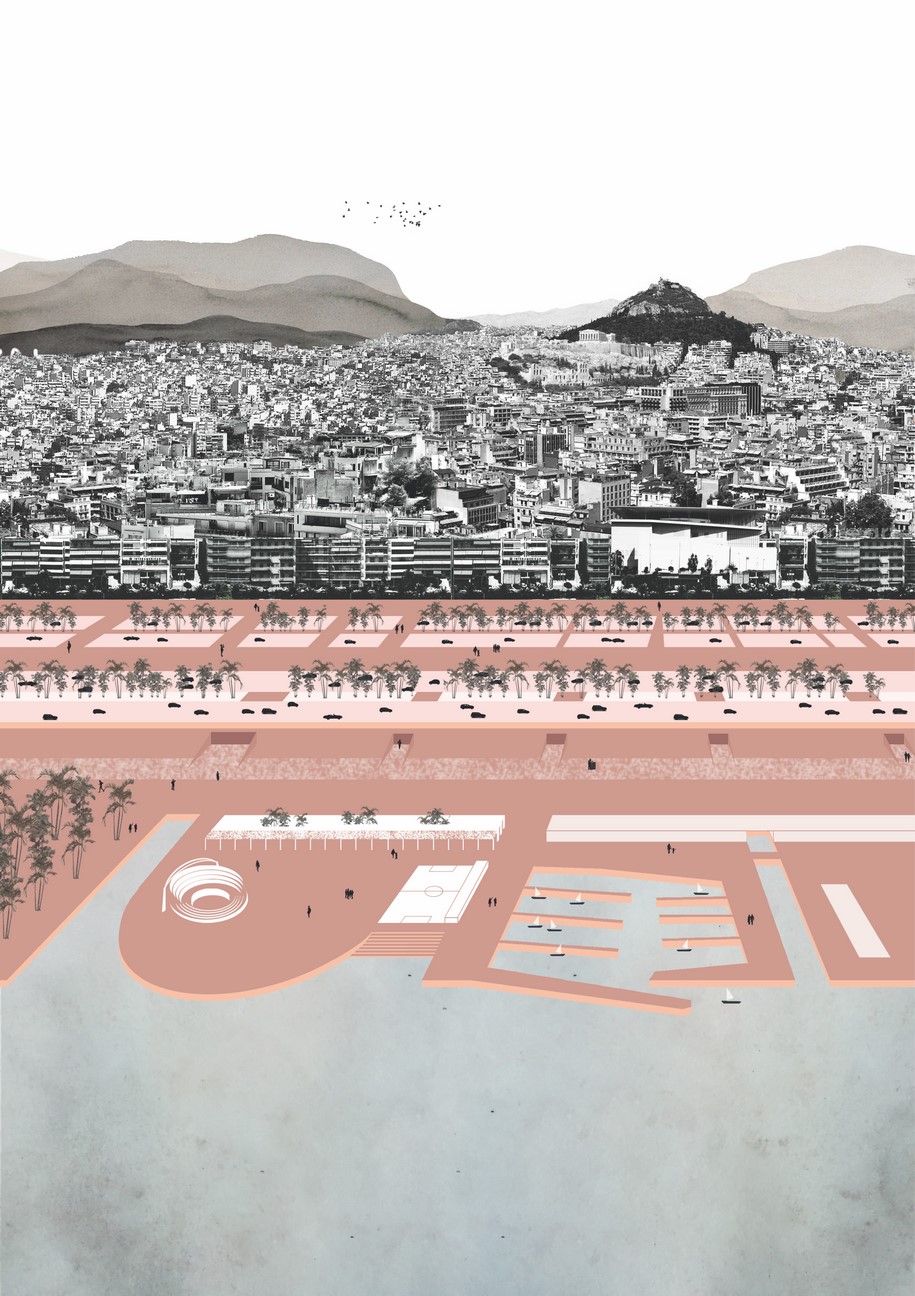 Olympic, Athens, Faliro, bay, infrastructure, Kélissa Cartier, diploma, thesis