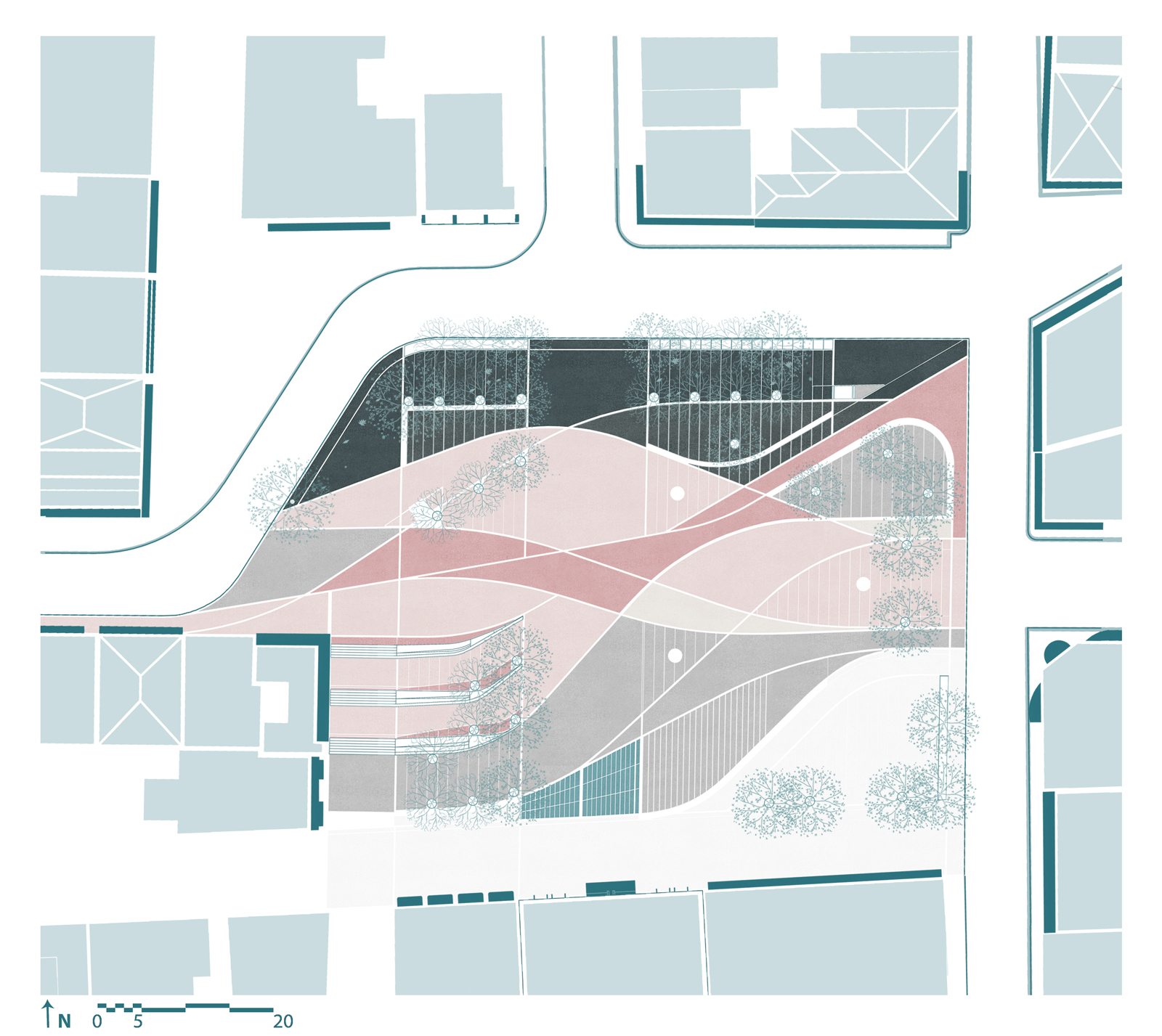 Archisearch Riverborn Square: Land n Arch wins 1st prize in the architectural competition for the redesign of Farsala square.