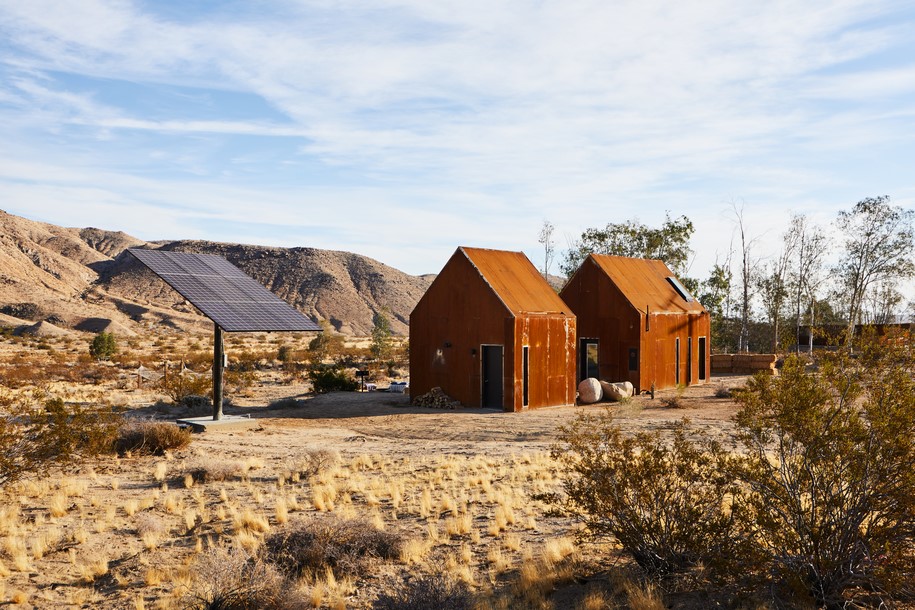 Folly, Off-grid Hotel, Cohesion Studio, cabin, hut, retreat, Joshua Tree, California,