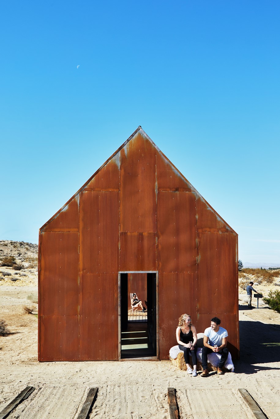 Folly, Off-grid Hotel, Cohesion Studio, cabin, hut, retreat, Joshua Tree, California,