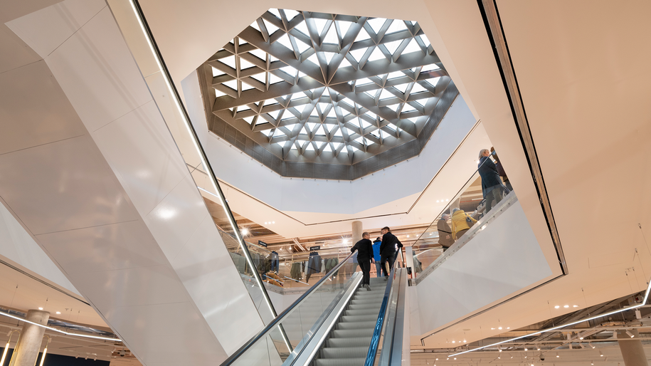 Archisearch Galeries Lafayette open first department store in Luxembourg designed by Foster + Partners