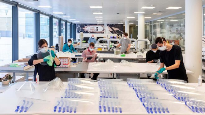 Archisearch - Foster + Partners shares the prototype design for a reusable face visor