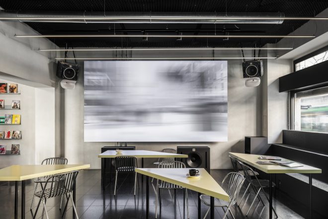 Archisearch - Section80 Bar in Milan by studio wok is a Hybrid Container that Celebrates Sharing and Urban Culture