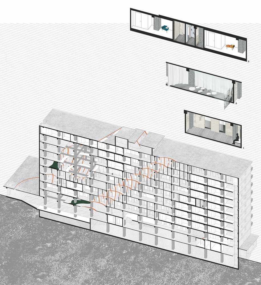 Archisearch Saladi Beach Hotel: Transformations of the ruin   | Thesis by Gelali Th. &  Stathatou D.