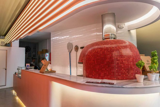 Archisearch - Granello is a minimal pizza-bar in the heart of Athens  |  Kyranis Architects