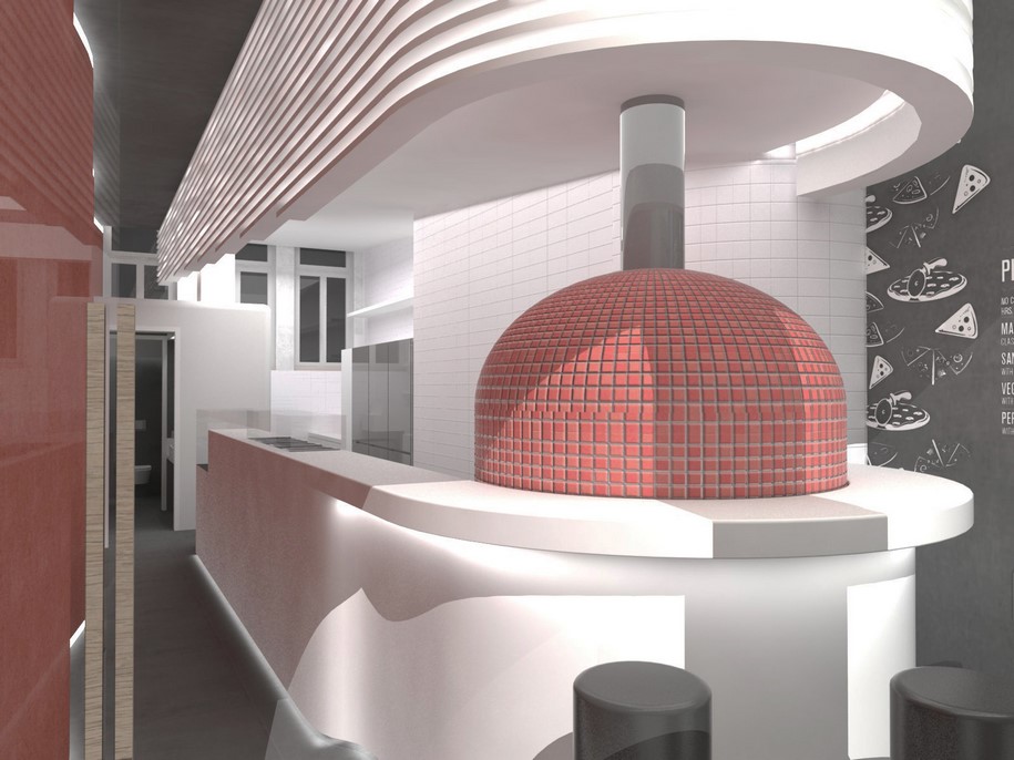 Archisearch Granello is a minimal pizza-bar in the heart of Athens  |  Kyranis Architects