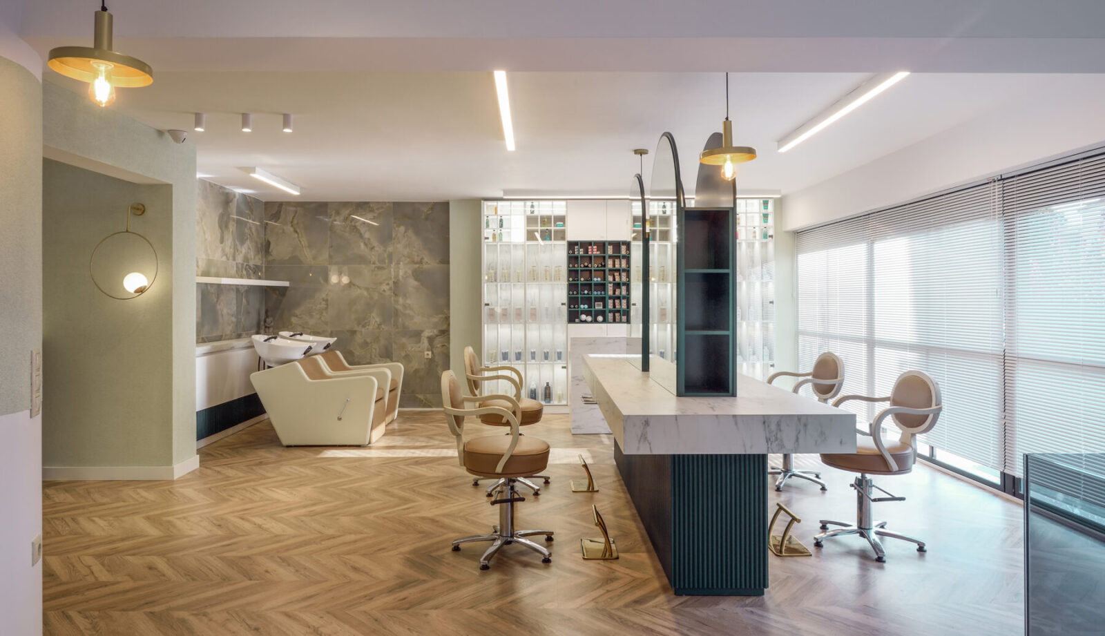 Archisearch Private Hair Saloon in Thessaloniki, renovated by DCA studio.