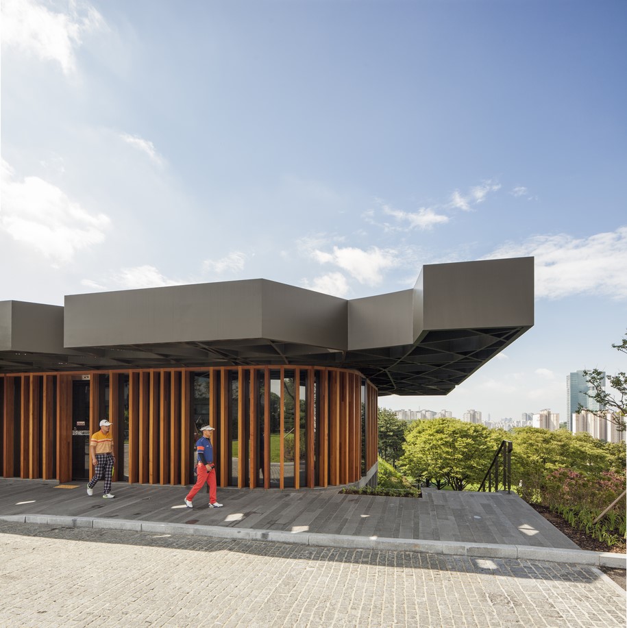 Mecanoo, Taekwang Country Club Café , Gyeonggi-do, South Korea, 2015