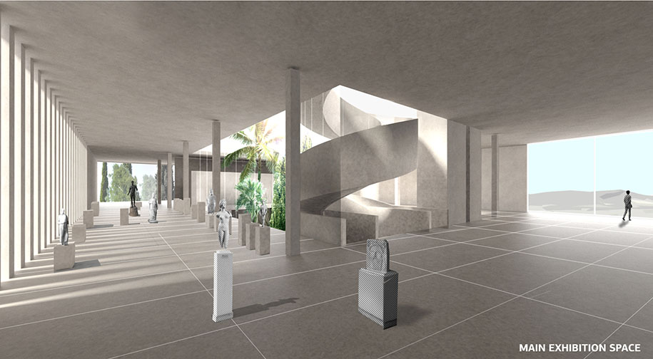 New Cyprus Mueum entry, competition, competition entry, New Cyprus Museum, shortlisted, Nicosia
