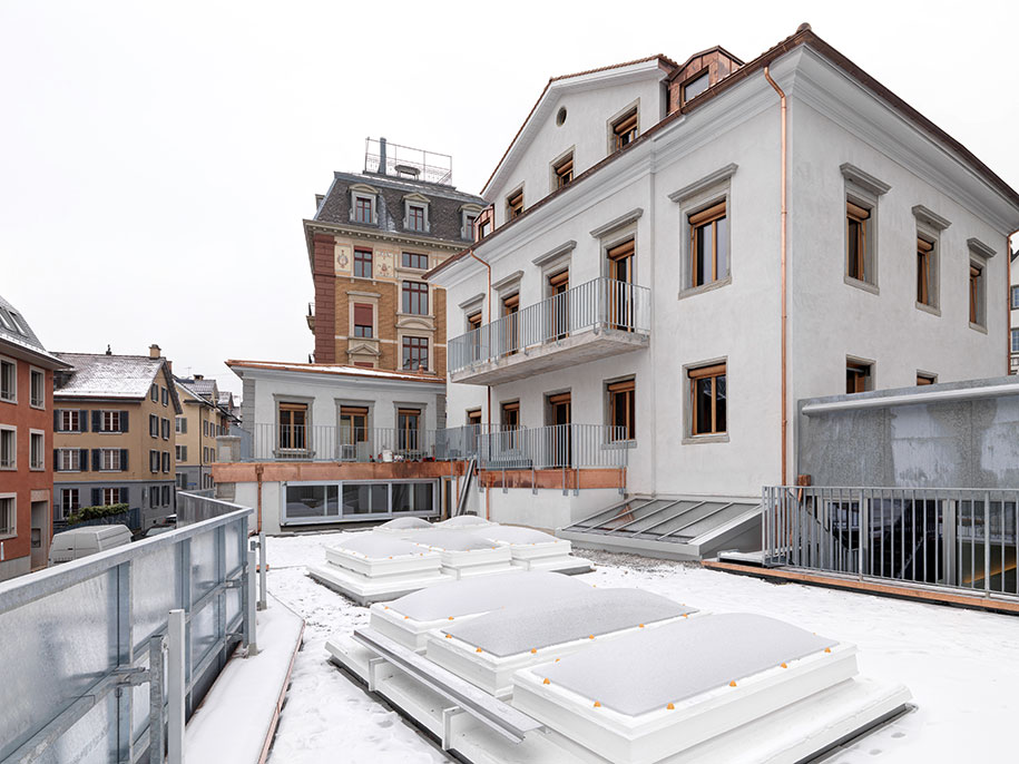 Z22, house, F88, warehouse, reconstruction, concrete, Zurich, residential, atelier, apartment, contemporary, Gus Wüstemann Architects, Bruno Helbling