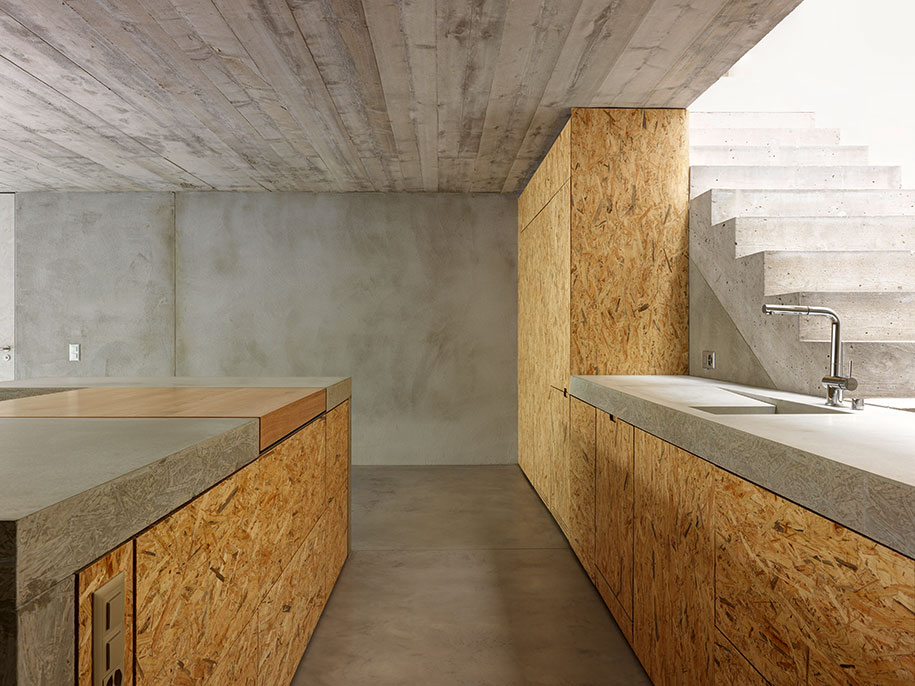Z22, house, F88, warehouse, reconstruction, concrete, Zurich, residential, atelier, apartment, contemporary, Gus Wüstemann Architects, Bruno Helbling