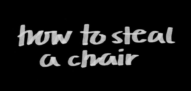 Archisearch - How to Steal a Chair  | ADFF Athens