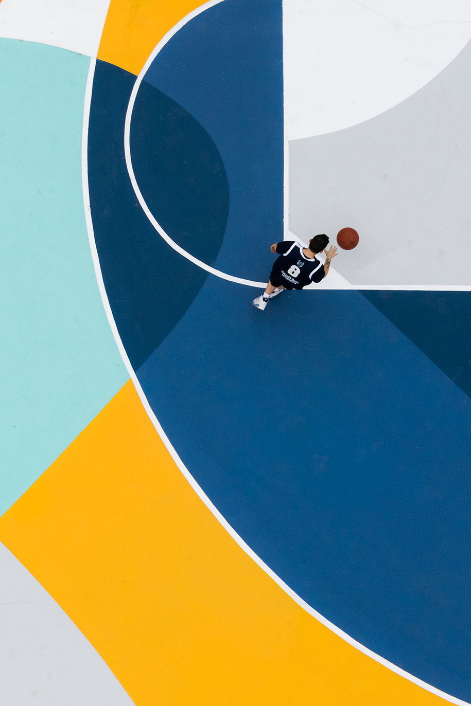 playground, basketball, court, Gue, Italy, colours