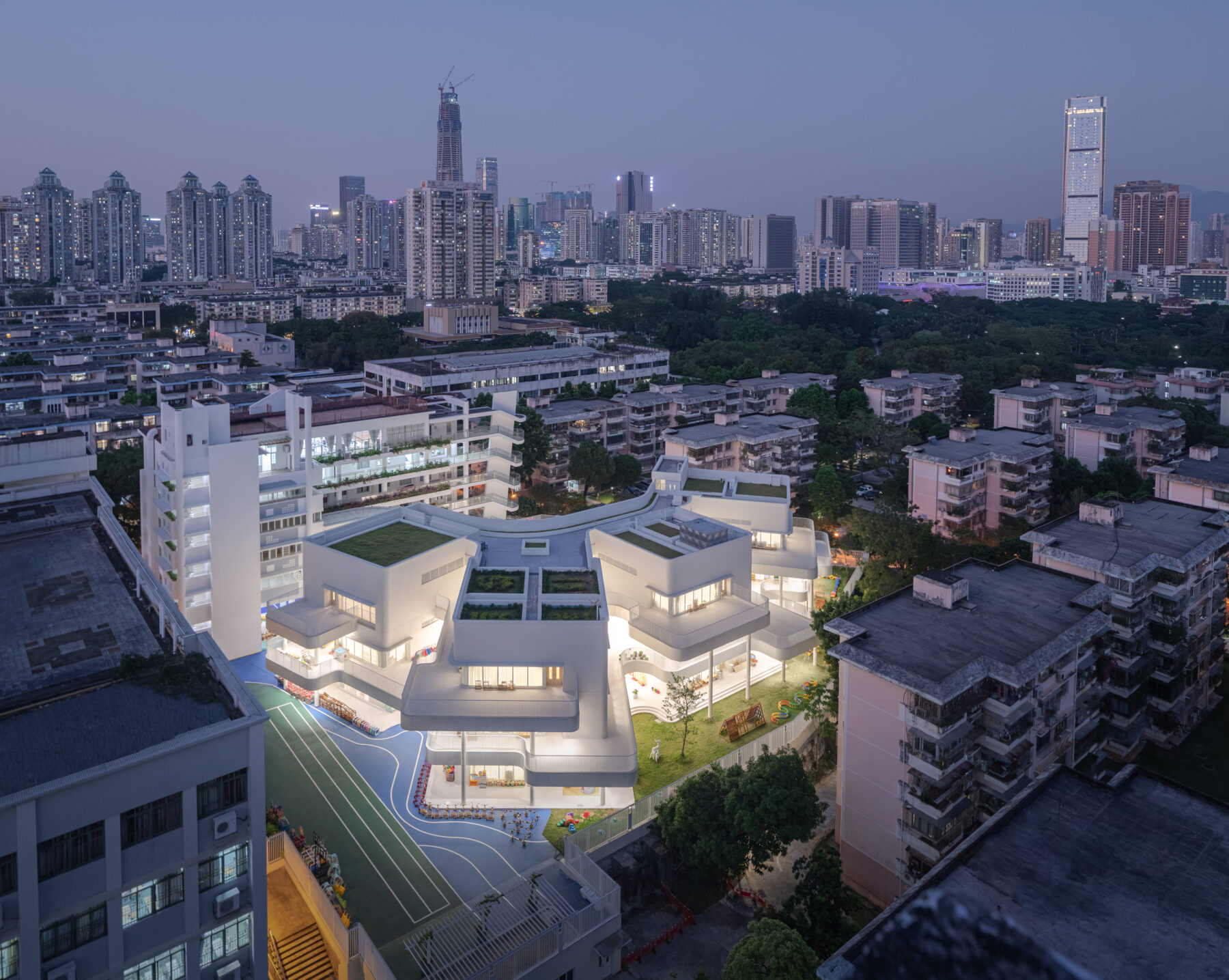 Archisearch Kindergarten of Museum Forest - Shenzhen, China | by Yunchao Xu / Atelier Apeiron