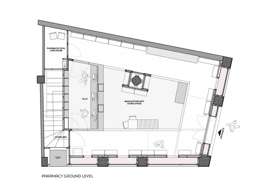 Archisearch Kipseli Architects redefine the boundaries between the present and past in BEQUEST pharmacy in Chania