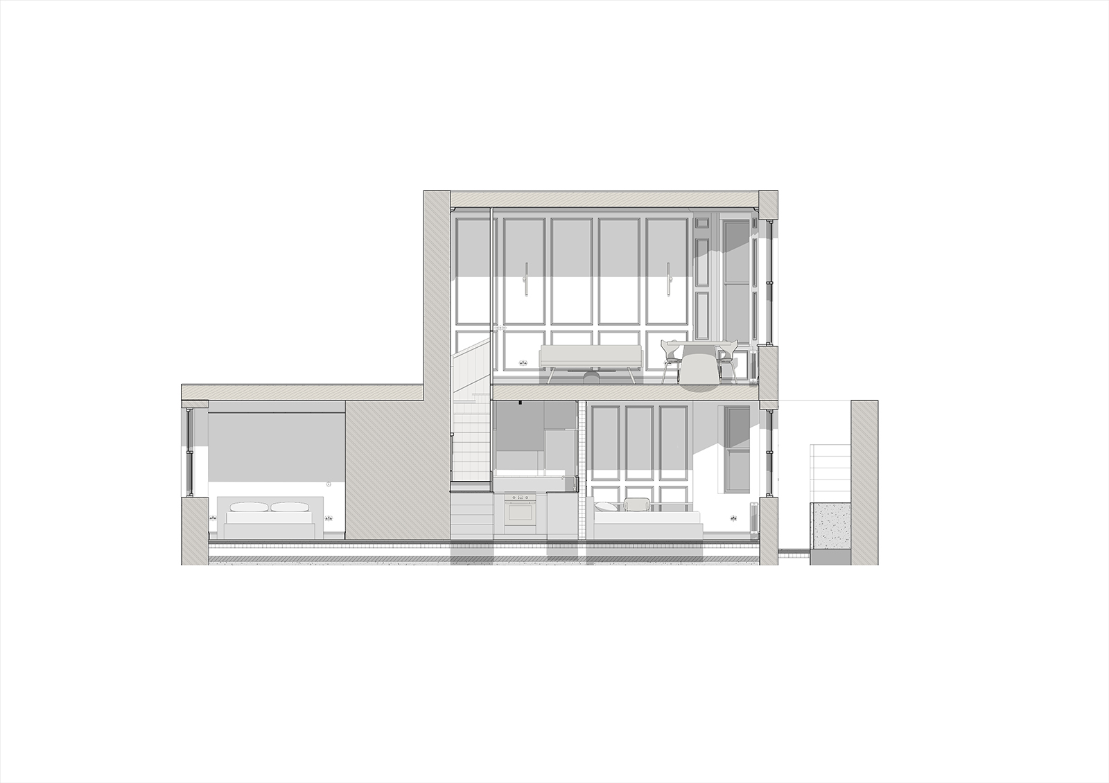 Archisearch Knightsbridge Apartment - Renovation by Georgios Apostolopoulos Architects, in collaboration with Manuel Gonzalez and Vasilis Tsesmetzis, in London