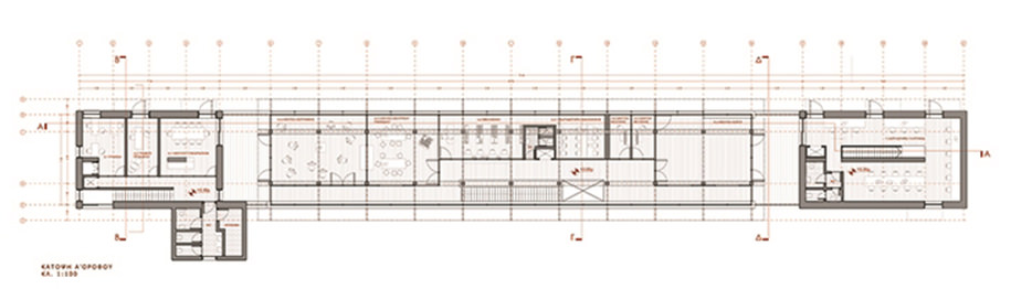 Konaki Averof, Larisa, landmark, Cultural, Educational, konaki, Competition, Μicromega Architecture & Strategies, floor, plan