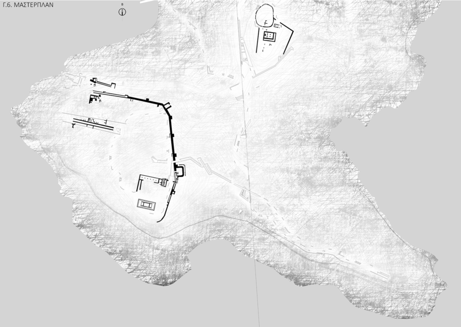 Archisearch Endless linearity: stitching monuments and landscape in Cape Sounio | Diploma thesis by Konstantina Kousari