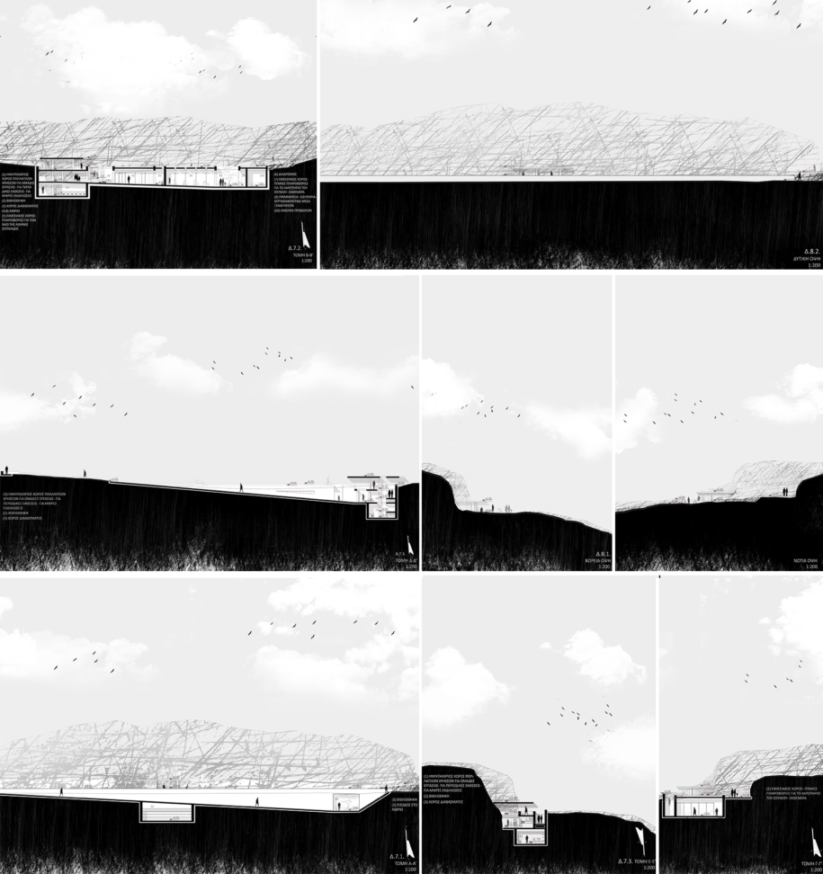 Archisearch Endless linearity: stitching monuments and landscape in Cape Sounio | Diploma thesis by Konstantina Kousari