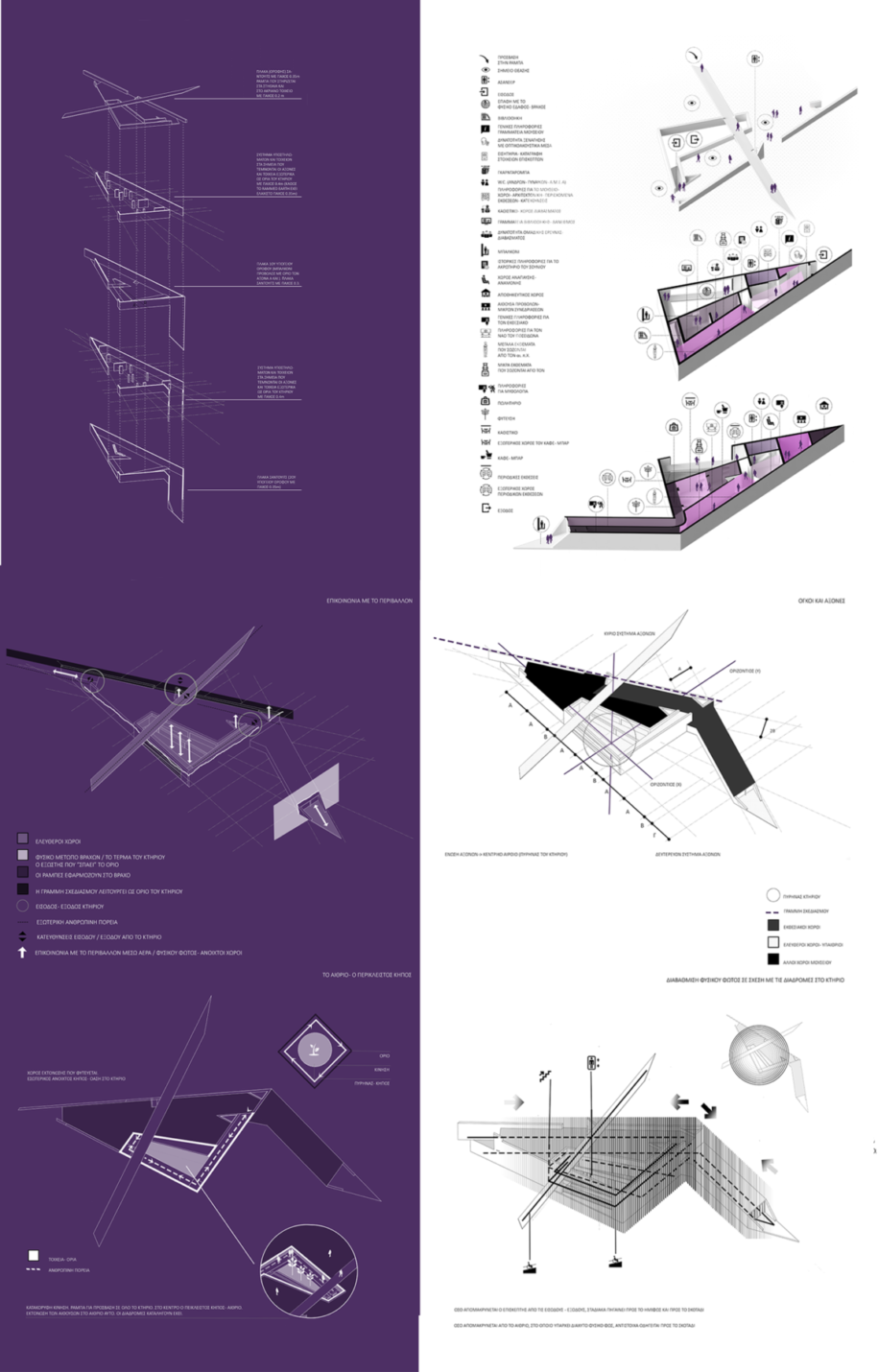 Archisearch Endless linearity: stitching monuments and landscape in Cape Sounio | Diploma thesis by Konstantina Kousari