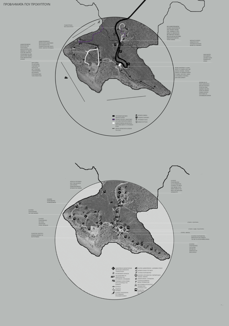 Archisearch Endless linearity: stitching monuments and landscape in Cape Sounio | Diploma thesis by Konstantina Kousari