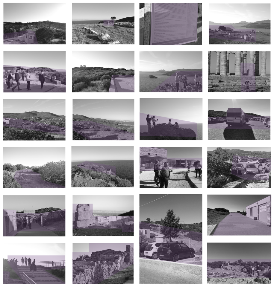 Archisearch Endless linearity: stitching monuments and landscape in Cape Sounio | Diploma thesis by Konstantina Kousari