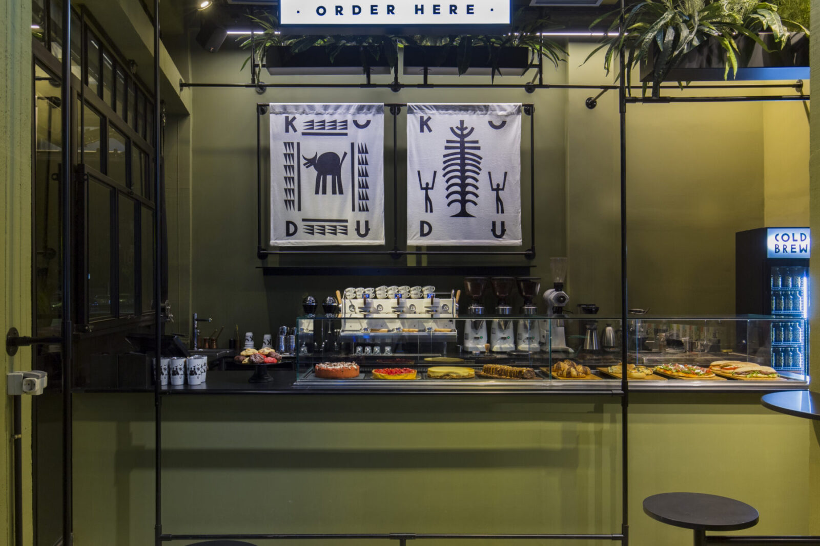 Archisearch KUDU coffee shop in Neo Psichiko, Athens | studiomateriality